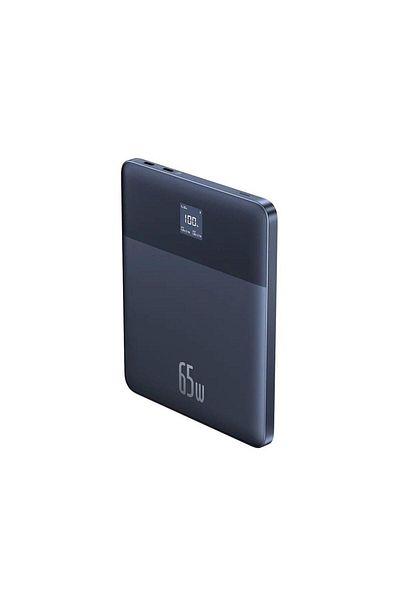 Baseus Acumulator extern Baseus Blade 2, 12000 mAh, 65W, 2x USB-C, Incarcare rapida, Ultra-subtire