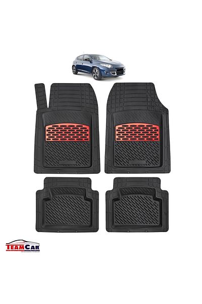 TEAMCAR Covorase Auto ® Renault Megane Iii Hatchback (2008-2016) Red
