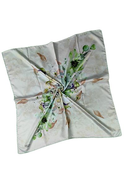 mim eşarp Φουλάρι Emilya Rayon με λουλούδια 90x90 cm