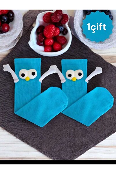 HAYEL 1 Pair of Holding Hands Magnet Socks Set for Women Men Unisex Quality Cotton Socks