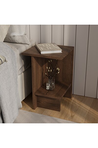 Misinko Rio Komodin | 35 cm - 2 Raflı Ceviz Renkli