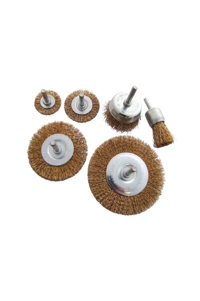 GFB Pin wire brush set-6 piece
