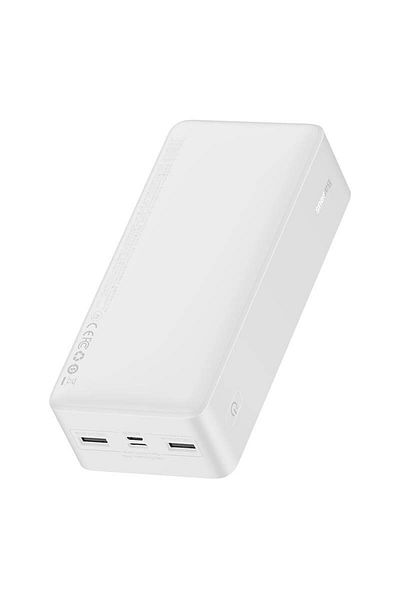 Baseus Baseus Bipow External Battery, 30000 mAh, 15 W (White)