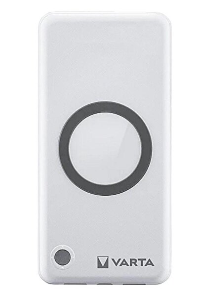 Varta Εξωτερική μπαταρία Varta 57913101111, Ασύρματη, 10000 mAh (Λευκή)