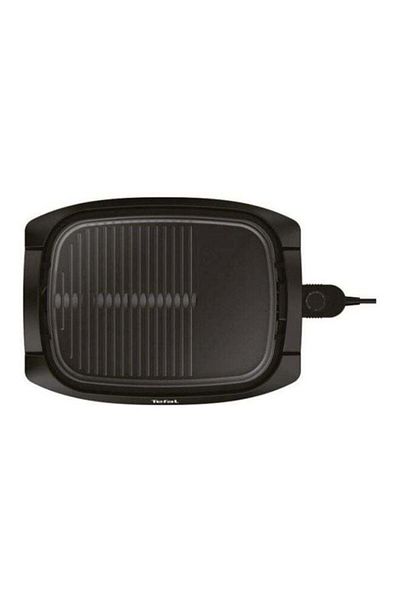 TEFAL Grill | Plancha Electric Smokeless Grill with Lid | Non-stick | 2 Years Warranty | 2000 W CB6A