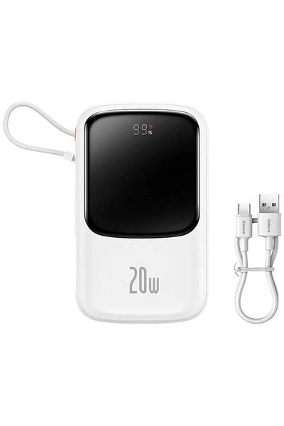 Baseus Baseus Q Pow Digital Display External Battery Fast Charging, QC/PD, 10000mAh, 20W