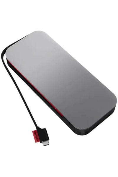 LENOVO External battery Lenovo Go, G0A3LG2WWW, USB-C, 20000 mAh, Storm Gray
