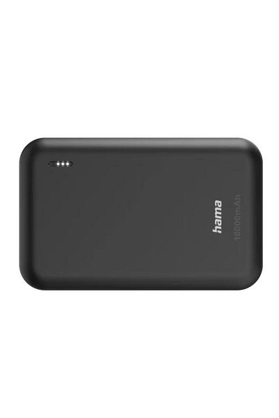 Hama Hama Pocket 10 external battery, 10000 mAh, 2x USB-A (Black)