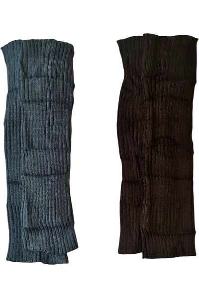 Star Fashion Women's knitted leggings, set of 2 pairs, warm