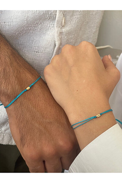 Rupen Kraft 14 Ayar Altın Çift Bilekliği ,Altın Sevgi Şans Bilekliği