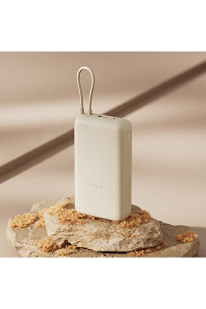 Xiaomi Acumulator extern Xiaomi BHR8851GL, 33 W, 20000 mAh, Cablu integrat USB Type-C, USB-A (Bej)