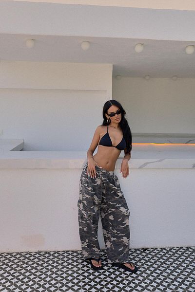 South Coast Brown Camouflage Patterned Trousers