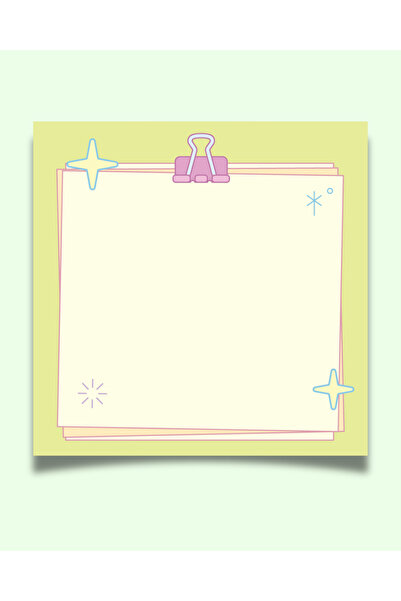 Elvina Paper Kawaii Pastel Küp Not Kağıdı, Memopad, To Do List, Bloknot, Plan...