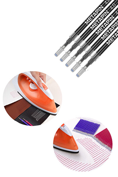 hodbehod Metapin Heat Erasable Flying Refill Pen Inside Black (0.7 mm) - 50 Pieces
