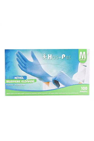 aba nails Pudrasız Lila Nitril Eldiven Medium HasPet 100lü