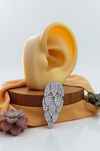 Öze Aksesuar Full Jewelry Craftsmanship Evening Earrings Vip Jewelry No Tarnish Shaking Wedding Engagement Prom Cube