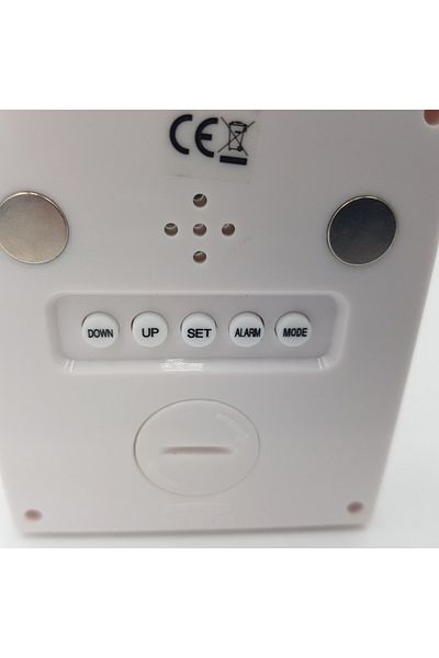 dalimag Ceas birou cu magnet afisaj digital din plastic ceas alarma termometru