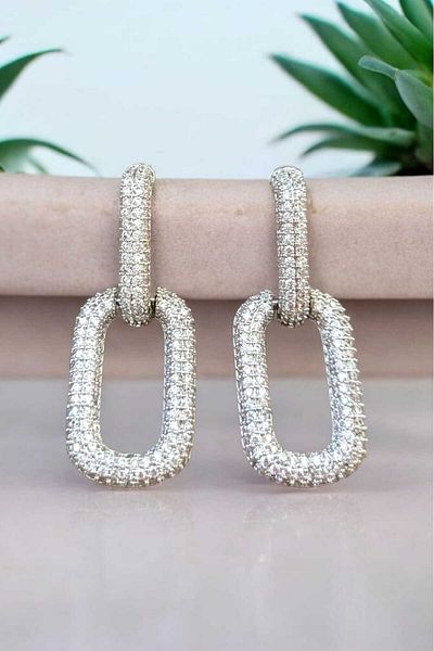Öze Aksesuar Evening Earrings Complete Jeweler Handworked Tarnish Free Vip Jewelry Sallanti Engagement Prom Wedding Earrings