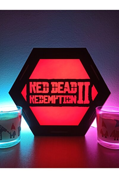 FOREVHOME Red Dead Redemption II 2 Masaüstü Dekoratif Lamba