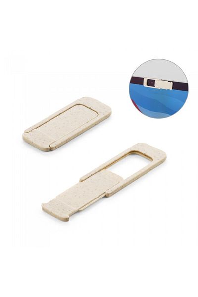 dalimag Fiber webcam protector with sliding cover and sticker on the back