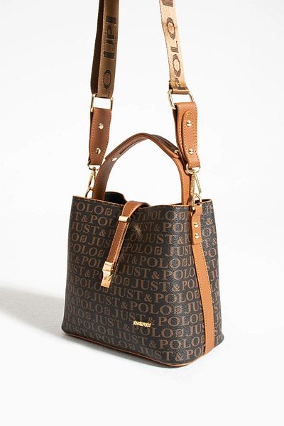 POLO CLUB Just Polo Women's Long Cross Strap 3 Compartment Shoulder & Hand Bag