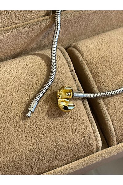 Rupen Kraft 316 L Surgical Steel Design Stainless Tarnish Free Snake Steel Necklace