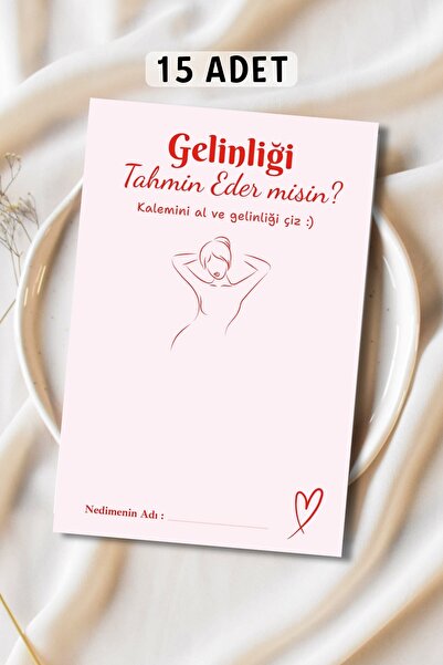 Metranya Gelinliği Tahmin Et 15 Adet Bekarlığa Veda Partisi Bride To Be Oyun ...