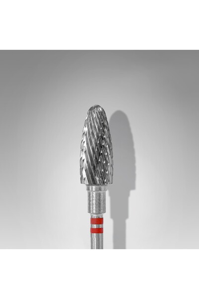 STALEKS Sol El Manikür Çıkarma Çelik Törpü Ucu Kırmızı FT91R060/14