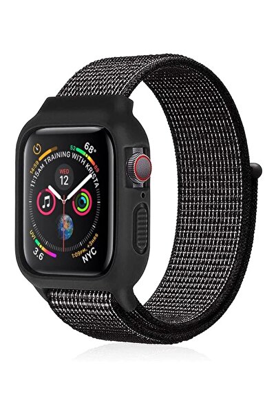 TEKNOCEP Apple Watch 38mm Mesh Velcro Case Band - Spotted Black - Teknocep7743-3246