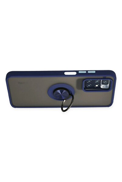 toyigoo Xiaomi Redmi 10 2022 Case Montreal Ringed Silicone Cover - Navy Blue - Tyigo8716-4405