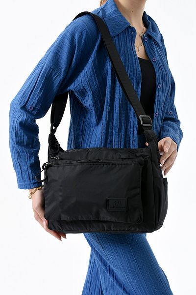 yuzuco Ultra Light Waterproof Multi-Pocket Shoulder Bag (Model: 571-13-9J)