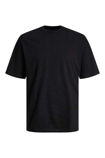 Jack & Jones JACK & JONES JJ BRADLEY TEE SS O-NECK ΜΑΥΡΟ 12249319-BL