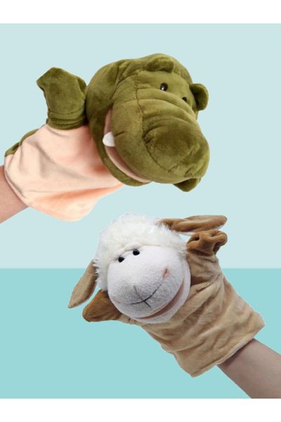 Rubi Plush Puppet Set Mouth Moving Puppet Play Set