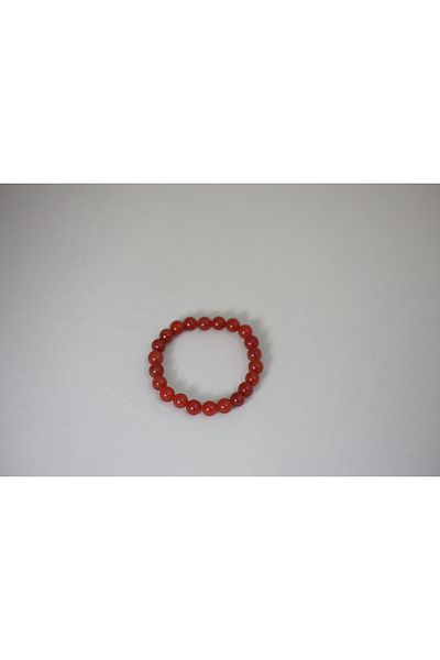 Efulim Hediyelik Red Agate Natural Stone Bracelet, Handmade, Energy and Balance Stone, Unisex, Healing Jewelry