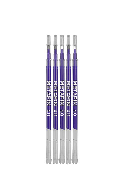 hodbehod Metapin Heat Erasable Flying Refill Pen Inside Blue (0.7 mm) - 50 Pieces