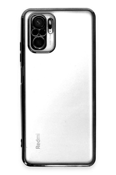 CepteToptan حافظة هاتف Xiaomi Redmi Note 10 من السيليكون مع عدسة - أسود - MKİ5834-5153