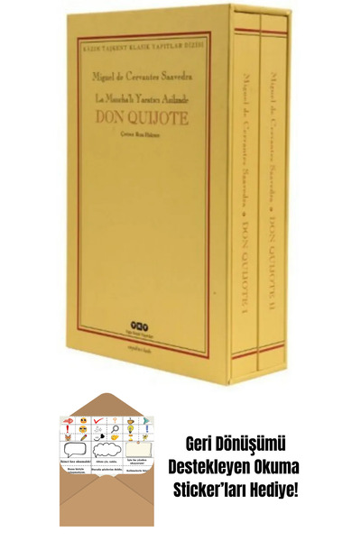 Yapı Kredi Yayınları Don Quijote 2 Cilt Takım (kutulu) + Okuma Sticker'ları