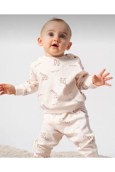 by bubbles Giraffe Booties Jumpsuit
