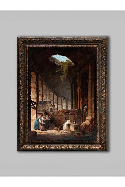 WoodyArts Tapınakta Günışığı - Bronz Eskitme Çerçeve