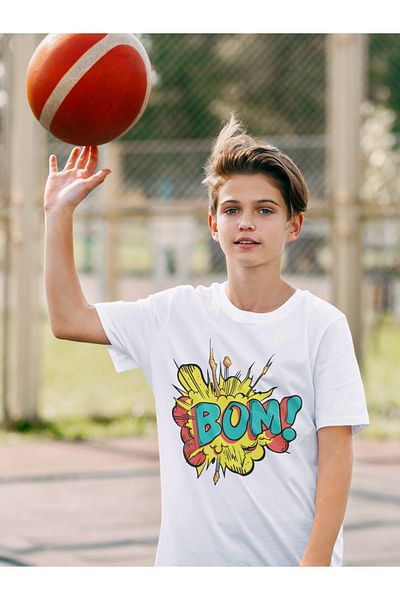 SEVBANO Răzbunătorii Boom! Tricou pentru copii cu film unisex scris (vârsta 1-12)