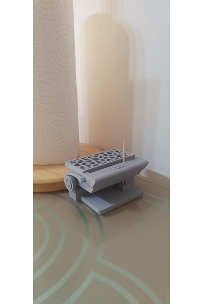 KLC Tasarım Automatic Toothpick Holder | | Denture Box | | Practical Toothpick Storage