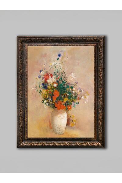 WoodyArts Mică grădină într-o vază - Cadru antic din bronz