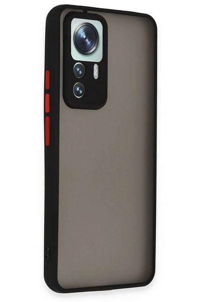 CepteToptan غطاء حماية سيليكون مونتريال لهاتف Xiaomi Mi 12T Pro - أسود - MKİ4138-1306