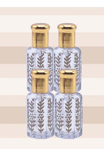 Musk White Musk Transparent Essential Oil (4 Pieces, 12ml)