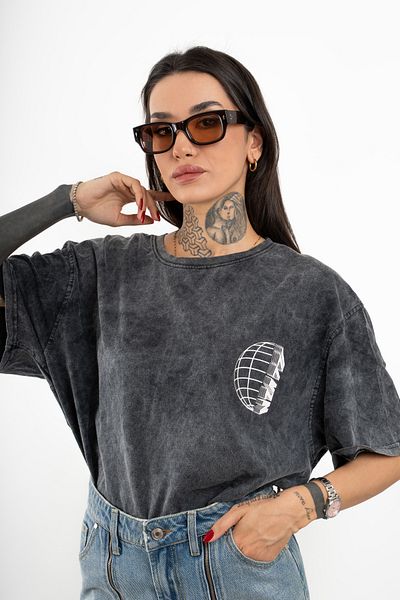 TAŞ KAFA Modern Unisex Cateye Retro Sunglasses Uv400