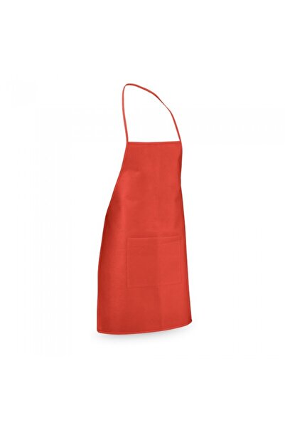 dalimag Kitchen apron with pocket and drawstring, red, 490 x 685 mm