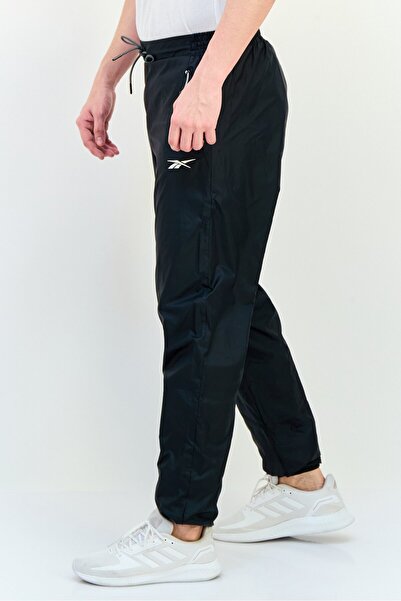 Reebok Men Sportswear Fit Drawstring Training Track Pants, Black