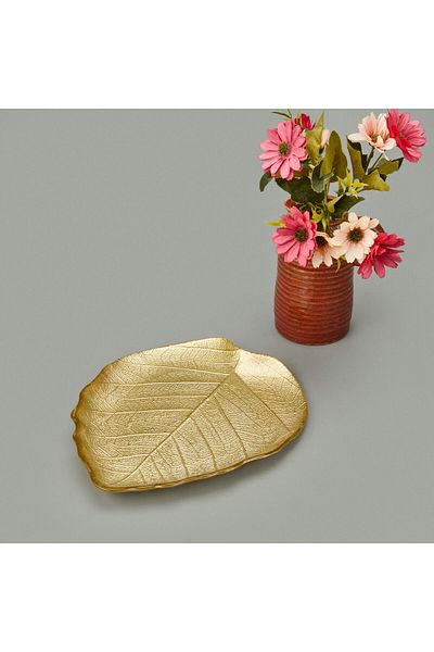 MATMEL Διακοσμητικό Πιάτο Deco Maja - Χρυσό - 28 cm