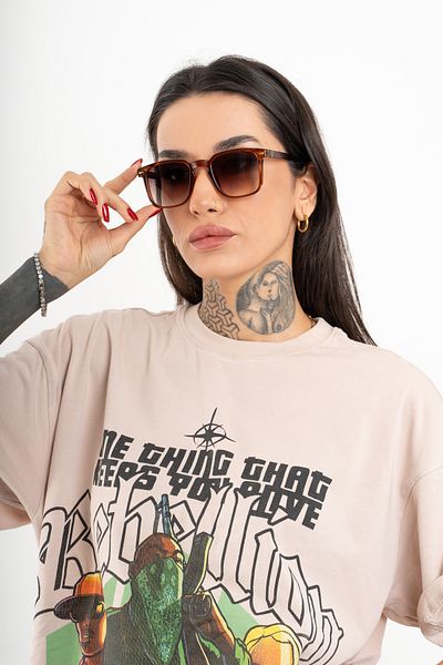 TAŞ KAFA Stylish Unisex Cris Model Sunglasses Uv400