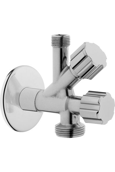 Artema A45245 Double Outlet Intermediate Faucet, Chrome